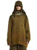 HAMCUS zipper sleeve pullover with Maya-studs OG