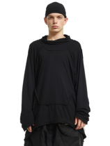 HAMCUS printed exposed seams panel t-shirts BK