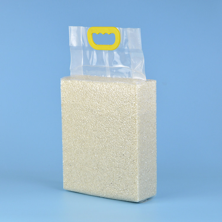 Rice brick vacuum bag 10 catty hand square bottom mold organ bag 23 8 * 51 thickened 28 silk plastic rice bag