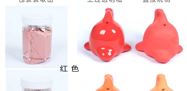 Màu đất sét gốm bùn 12 màu sứ bùn bùn gốm gốm làm bùn khuôn vữa bùn - Tự làm khuôn nướng khuôn làm bánh hình thú