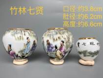 Sichuan cage thrush cage accessories Bird cup Food cup Food tank Gilt bird cup 