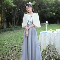 Art exam dress Female vocal dress Student temperament thin summer evening dress Piano playing dress Female high school student