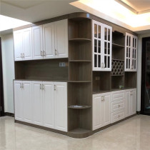Custom Wine Cabinet Dining Side Cabinet Ordering Home Wine Rack Wine Rack Wine Grid glass Cupboard Cabinet Wuhan Package Installation