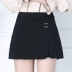 Culottes nữ mùa hè giản dị phiên bản Hàn Quốc lỏng lẻo 2020 mẫu mới mùa xuân và mùa thu eo cao màu đen quần short đáy quần phụ nữ mặc thủy triều - Quần tây thường