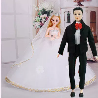 Giày búp bê cưới công chúa giày cao gót pha lê giày cô gái đồ chơi trang trí cổ phụ kiện búp bê Barbie - Búp bê / Phụ kiện