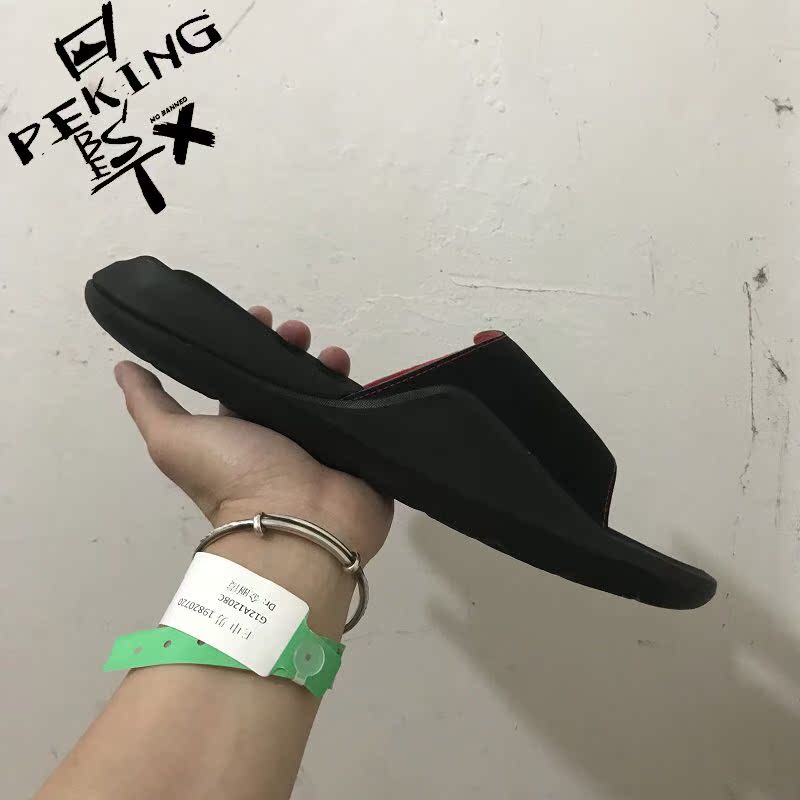 Summer AA2517-003 JORDAN 14 LAST SHOOT Dép thể thao AJ14 Đen Đỏ Joe 14 Dép dép zara