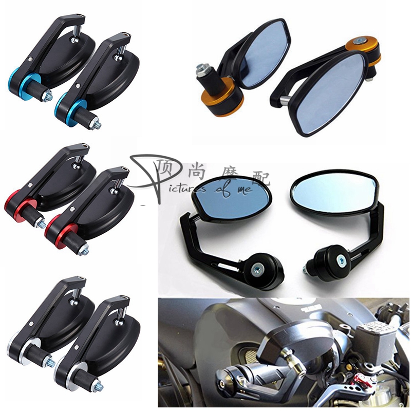 Motorcycle accessories Harley Cruise Harley motorcycle modified retro handle mirror mirror mirror mirror mirror All aluminum