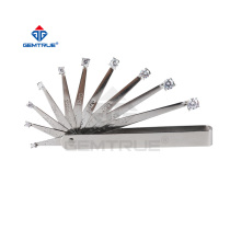 GEMTRUE Imitation Loose Diamond Zircon Size Contrast Color Stone Diamond Weight Diameter Ratio Size Specific Gravity Teaching Tool