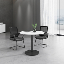 Shanghai office furniture panel small conference table simple modern small round table square table negotiation table reception table