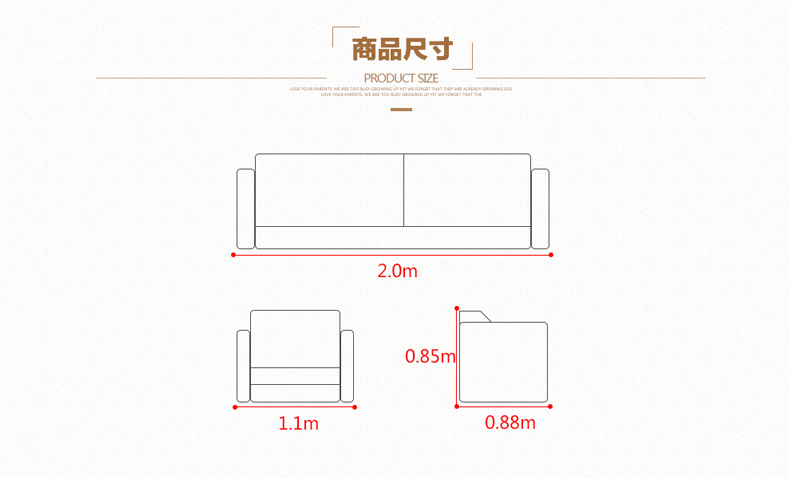 Rong Yue Sofa văn phòng kết hợp bàn cà phê Nội thất văn phòng bọc da sofa văn phòng ba đơn giản mua bàn ghế văn phòng
