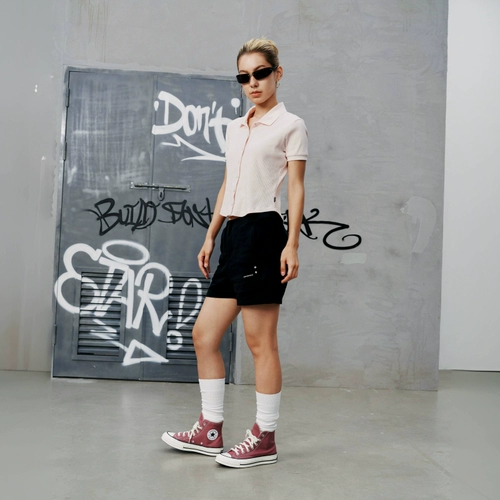 Converse, конверсы, высокие тканевые розовые туфли подходит для мужчин и женщин