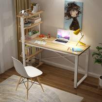 Home computer desk desktop childrens small desk bookshelf combination simple office desk simple student learning table