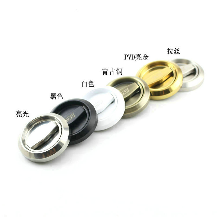 Disc Handle Rhomboid Hypotenuse 304 Stainless Steel Pull Handle Invisible Door Handle Fire Box Single-sided Side Handle-Taobao