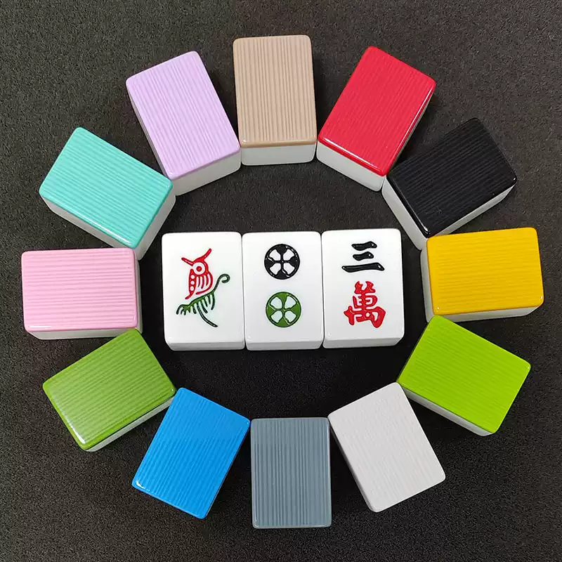 台湾电动麻将牌36号方角加厚加重小鸟幺鸡高级麻雀牌