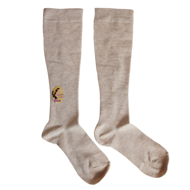 ຖົງຕີນຜ້າຝ້າຍກາງ calf combed calf thin mid-calf socks for slim spring and summer slim leg , ເສັ້ນຕັ້ງບາງ, ແບບວິທະຍາໄລ