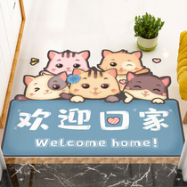 Home floor sticker entrance entrance door cartoon floor sticker bedroom kitchen non-slip floor bathroom tile sticker