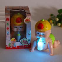 Baby Learning Crawling Electric Luminous Crawling Toys Children's Educational Society Call Mom and Dad Babies