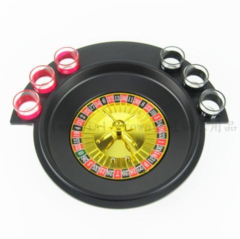 6 cups of Russian turntable bar drinking game lottery props Roulette with wine glasses KTV entertainment supplies
