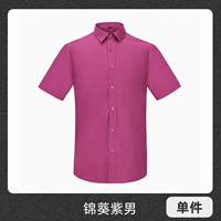 Мужчины (короткие) сделай талонку с фиолетовой рубашкой Kwai Purple