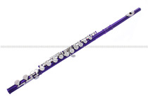 Butterfly card 16 closed hole E key purple long flute special to promote white brass c tone