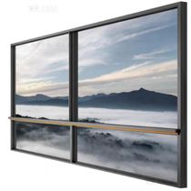 Shenzhen broken bridge aluminum alloy sliding window system door and window 108 enclosed balcony villa glass extremely narrow landscape five-track flat