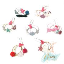 NIONIO STUDIO imported childrens head rope set of unicorn swan hair ring hair accessories