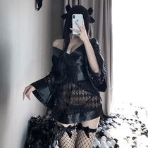 Japanese kimono sexy pajamas hollow out sexy nightclub Queen performance clothes soaking hot spring mood maid uniform uniform suit
