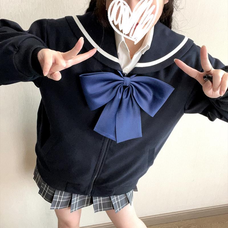Zhongpai Uniform House Jk Uniform Original Navy Collar Woolen Jacket Sailor Collar Academy Style School Uniform School Supply Top Zhongpai Uniform House Jk Uniform Original Navy Collar Woolen Jacket Sailor Collar Academy Style School Uniform School Supply Top