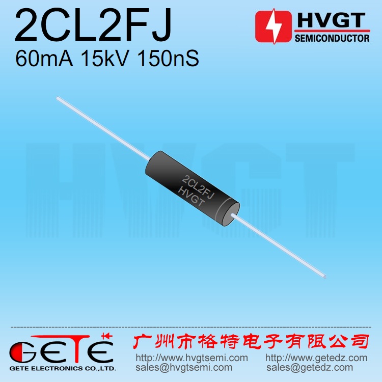 (Original HVGT) High Voltage Rectifier Diode 2CL2FJ High Voltage Silicon Stack 60mA 15kV 150nS