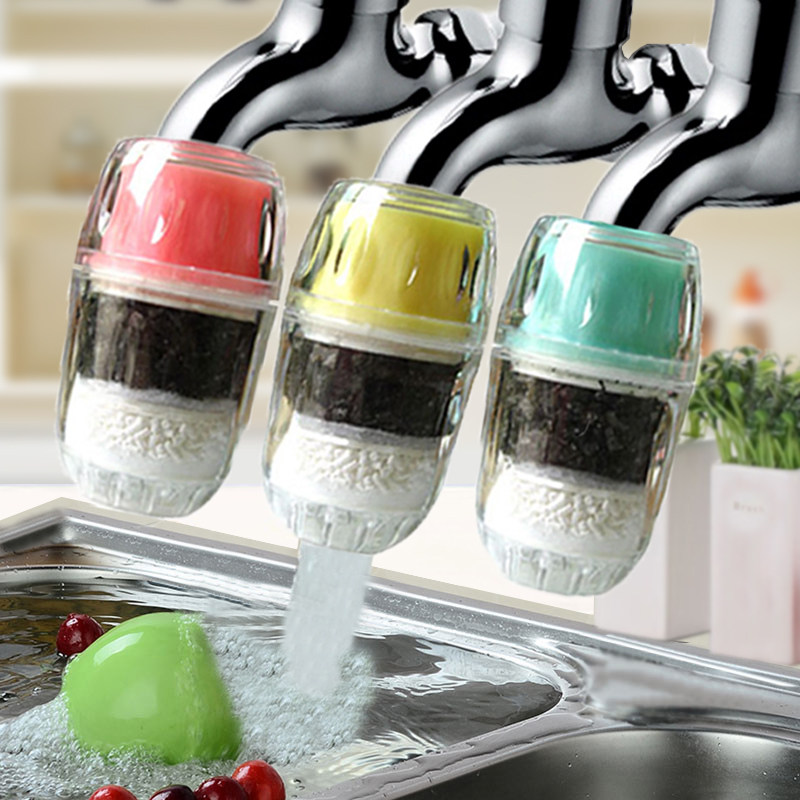 Buy 1 round and 3 export Nestle household filter kitchen faucet water purifier pill to add tap water filter