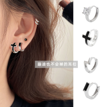 Ear buckle female sterling silver ear buckle 2021 new trendy ear buckle earrings earring female temperament Korean ear bone ring earrings