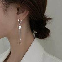 Серебряная игла с кисточками для влюбленных, серебро 925 пробы