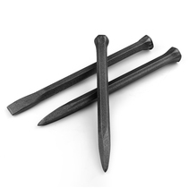 Chisel masonry stone breaking tool flat head chisel manual cement tip chisel flat head Mason steel chisel special steel stone splitter