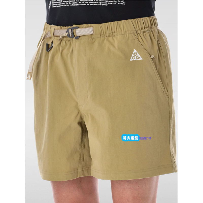 Nike Acg Men's and Women's Outdoor Functional Water-Repellent Sports Casual Loose American-Style Shorts Fn2431-010-297