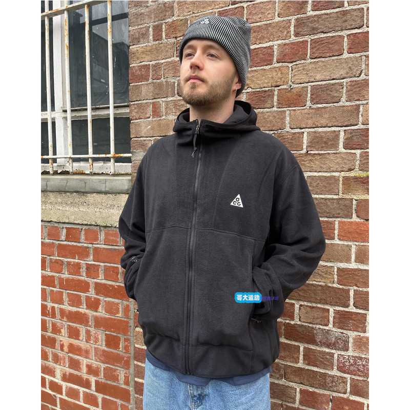 Nike Acg Outdoor American Style Trendy Hooded Warm Fleece Sports Casual Sweatshirt Jacket Hj2461-010