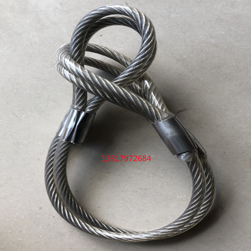 Plastic-coated steel wire rope clothesline drying quilt rope outdoor outdoor rainproof anti-rust balcony clothesline M3 M6