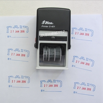 Brand Shiny new force S-401 date seal English calendar PAID flip seal