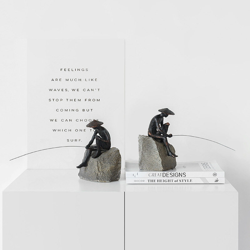 Creative Chinese Angling Public Office Desktop Bookstand Book Stand Book By Clips Student Book Shield Home-style Plate Room Decoration Swing