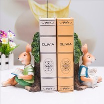 Creative pastoral rabbit simple book stand book by office book stand folder book stand book stand Home decoration ornaments