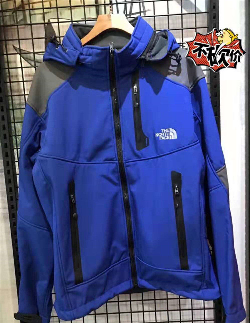 Korean version of Harajuku BF Port wind outdoor soft shell stormtrooper men and women single layer tide brand windproof waterproof autumn and winter jacket jacket