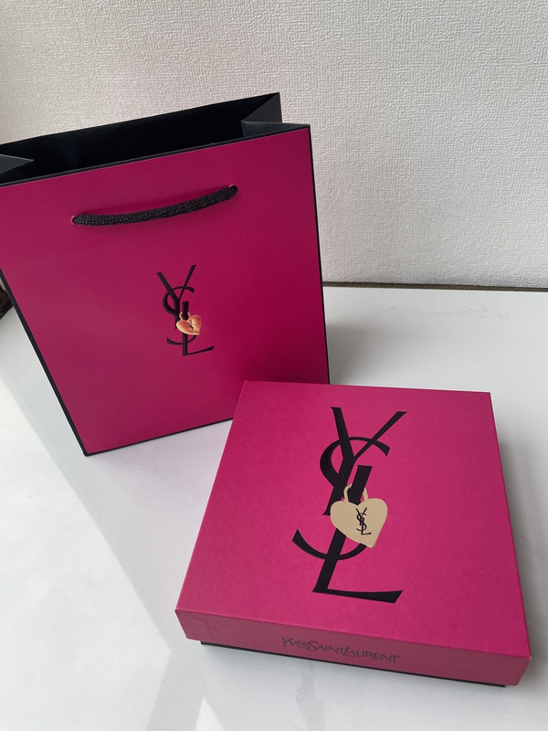 Saint Laurent Official Store Genuine Double Lipstick Box Gift Bag Perfume Bag Handbag Paper Bag for Gifting