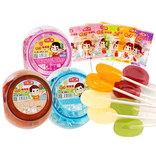 不二家 Лоллипоп объемный фрукт сахар 60 кондитерские подарки День Детский день