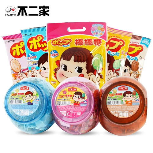 不二家 Лоллипоп объемный фрукт сахар 60 кондитерские подарки День Детский день