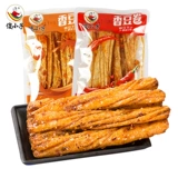 傻小子 Рулет из сладкой фасоли, 250 г, сушеный тофу с кожей, барбекю, острые, пряные чипсы, повседневные закуски, острые закуски