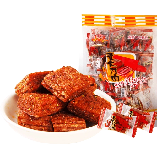 宇仔 Da Dao Острые полоски из свинины 258 г Ностальгические острые закуски из детства Особые острые закуски Хунань [Полная скидка]