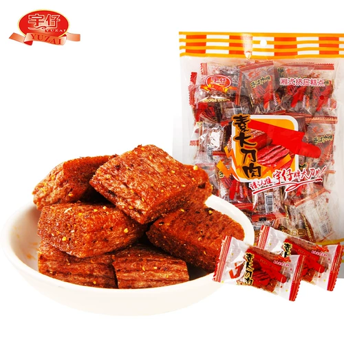 宇仔 Da Dao Острые полоски из свинины 258 г Ностальгические острые закуски из детства Особые острые закуски Хунань [Полная скидка]