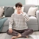 Đồ ngủ mùa đông nam dày flannel đẹp trai giản dị mặc quần dài nam phù hợp với dịch vụ nhà nam