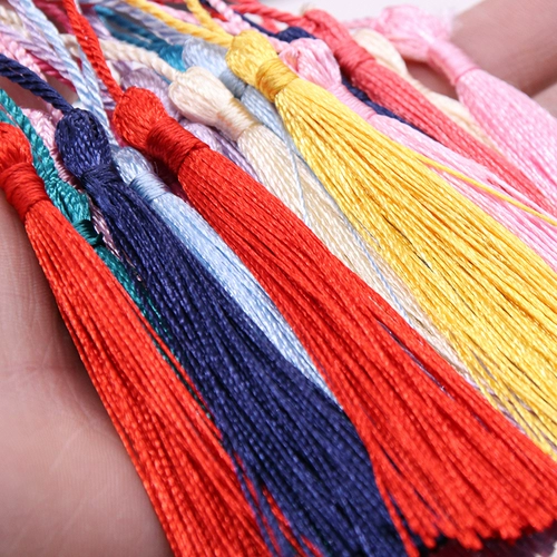 Подвеска ручной работы с бантиком с кисточками, ремешок, аксессуар для волос