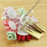 Аксессуар для волос, металлическая медная подвеска с кисточками ручной работы, DIY