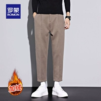 656 Camel Color [плюс бархатная установка для одного изделия] девять брюк.